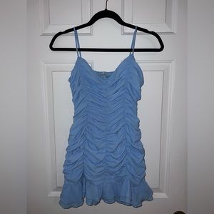 Lucy in the Sky Mini Dress in Blue